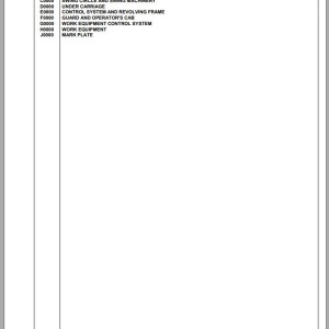 Komatsu PC45R-8 F20001 Up Spare Parts Catalog