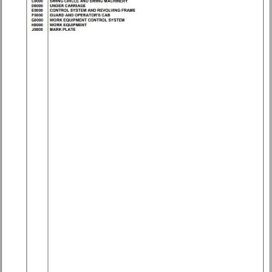 Komatsu PC45R-8 F22295 Up Spare Parts Catalog