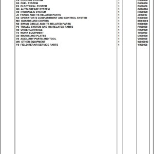 Komatsu PC490LC-11 K70001 Up Spare Parts Catalog