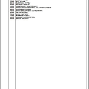 Komatsu PC55MR-5E0 F40001 And Up Spare Parts Catalog