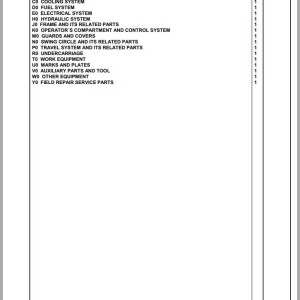 Komatsu PC700LC-11 80013 Up Spare Parts Catalog