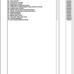 Komatsu PC700LC-11 K70001 Up Spare Parts Catalog