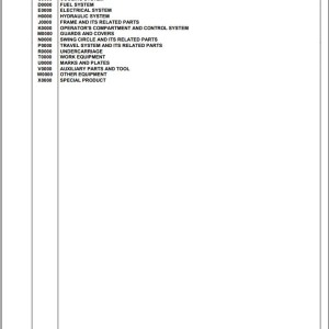 Komatsu PC80MR-5 F50003 And Up Spare Parts Catalog