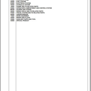 Komatsu PC80MR-5E0 F70001 And Up Spare Parts Catalog