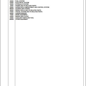 Komatsu PC88MR-10 F10003 And Up Spare Parts Catalog