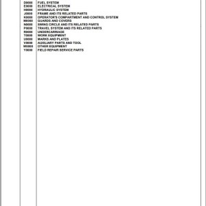 Komatsu PC88MR-11E0 10001 And Up Spare Parts Catalog