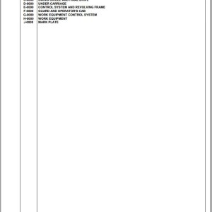 Komatsu PC95R-2 USA 21D5200001 Up Spare Parts Catalog