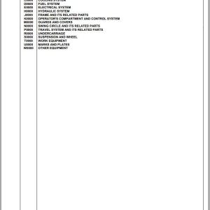 Komatsu PW118MR-11 F30003 And Up Spare Parts Catalog