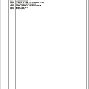 Komatsu PW75R-2 22E0210001 Up Spare Parts Catalog