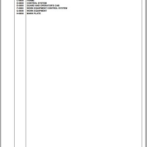 Komatsu SK818-5 37BF50003 Up Spare Parts Catalog
