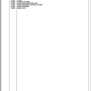 Komatsu SK818-5 USA 37BF50003 Up Spare Parts Catalog