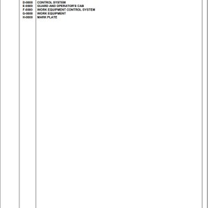 Komatsu SK818-5 USA Version 37BF50111 Up Spare Parts Catalog