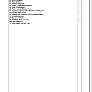 Komatsu WA320-6 Highlift H0005-H00256 Spare Parts Catalog