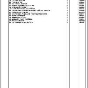 Komatsu WA470-8 100010 Up Spare Parts Catalog