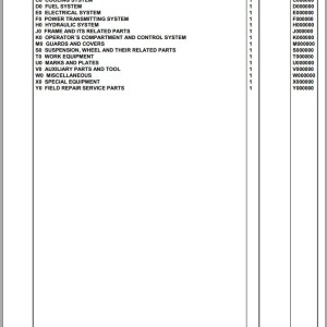 Komatsu WA480-8 100001 Up Spare Parts Catalog