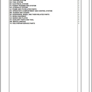 Komatsu WA500-7 H62051 Up Spare Parts Catalog
