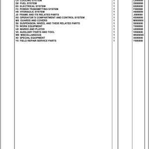 Komatsu WA500-8 H50051-H50150 Spare Parts Catalog