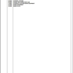 Komatsu WB93R-2 93F21638 Up Spare Parts Catalog