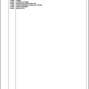 Komatsu WB93R-5E0 F60003 Up Spare Parts Catalog
