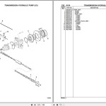 Komatsu WB98A-2 WB98F20001 Up Spare Parts Catalog
