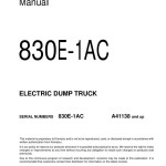 Komatsu 830E-1AC A41138-UP Field Assembly Manual CEAW013801