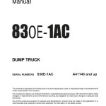 Komatsu 830E-1AC A41140-UP Shop Manual CEBM037701