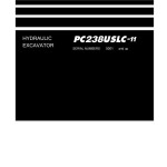 Komatsu PC238USLC-11 5001-UP Shop Manual SEN06635-16
