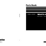 Komatsu WA470-6R DZAS0003-UP Parts Book PBEW4706R1-00