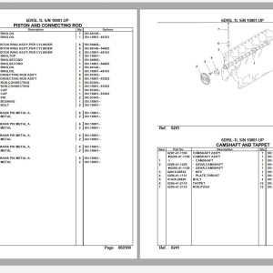 Komatsu WA100-3 50001-52999 Part Catalog