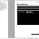 Komatsu Wheel Loader 5.86 GB PDF 2024 Shop Manual