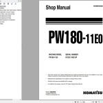 Komatsu Wheeled Excavator 2.24 GB PDF 2024 Shop Manual, Operation & Maintenance Manual