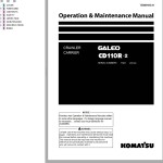 Komatsu CD110R-2 Operation & Maintenance Manual TEN00106-01