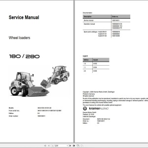 Kramer 180 280 Service Manual