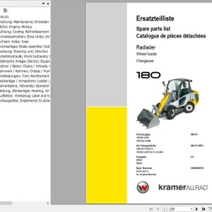 Kramer 180 340-01 Parts List 1000050818