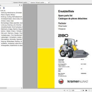 Kramer 280 Parts List