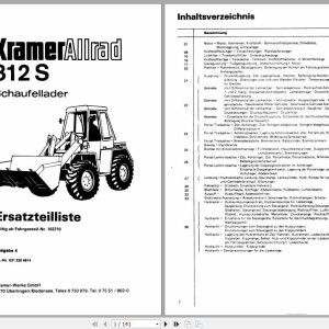 Kramer 312 S 103710 & up Parts List