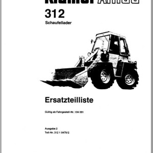 Kramer 312 Parts Catalog