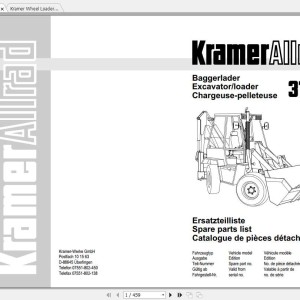 Kramer 316 Parts List