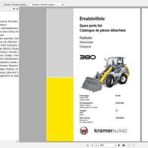 Kramer 380 Parts List
