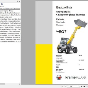 Kramer 480T 342-10 Parts List 1000104354