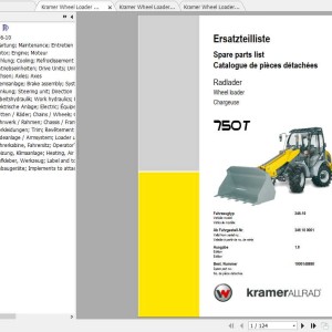 Kramer 750T Parts List