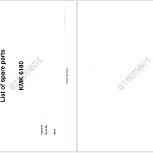 Krupp KMK6180 61600801 Parts Catalog 2287675 EN DE