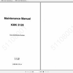 Krupp KMK 5120 Operating Instructions, Maintenance Manual