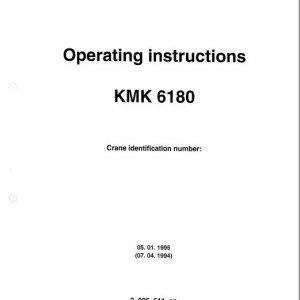 Krupp KMK 6180 Operating Instructions 2085511