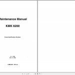 Krupp KMK 6200 Parts Catalog, Electric & Hydraulic Schematic, Operation & Maintenance Manual