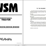Kubota Agricultural and Industrial Machinery Service Parts Operations Manual 11.2025