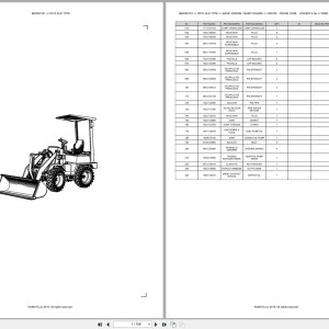 Kubota R510 Old Type Spare Parts Catalog PDF EN FR