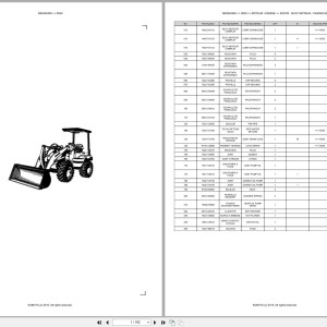 Kubota R520 Spare Parts Catalog PDF EN FR