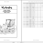 Kubota RT280 RT280D Spare Parts Catalog PDF EN FR