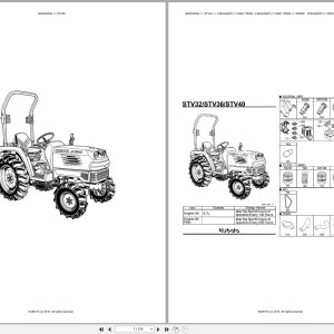 Kubota STV40 Spare Parts Catalog PDF EN FR